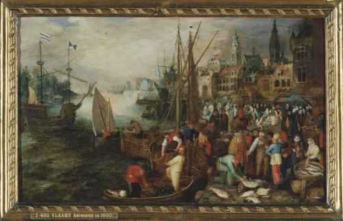 Havenbedrijf en markt te Antwerpen, 1600, 