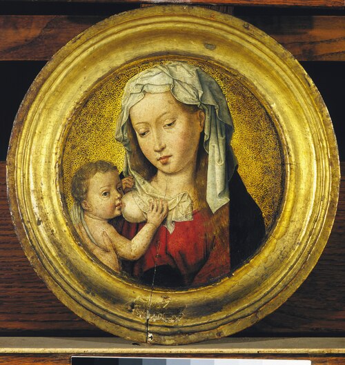 Virgin Nursing the Christ Child (Virgo lactans), 1487, 