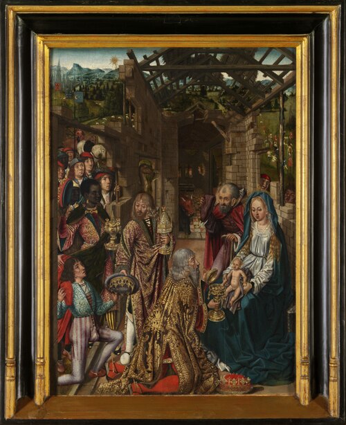 Aanbidding van de wijzen, 1522, 