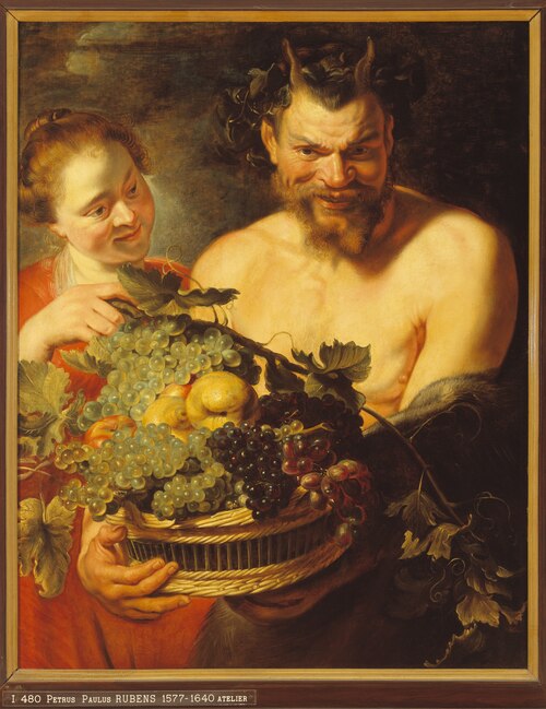 Faun en nimf, 1609, 