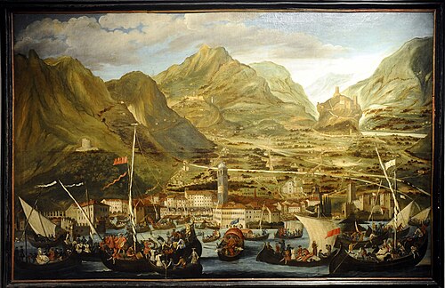 La partenza delle truppe del generale Vendôme, 1715, 