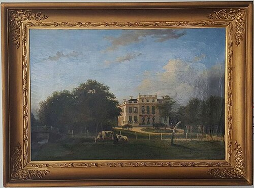 Buitenplaats Oostenburg te St. Annaparochie, 1850, 