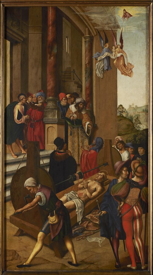 Marteldood van Erasmus, 1500, 