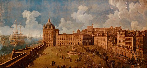 Uma Vista do Terreiro do Paço, 1693, 
