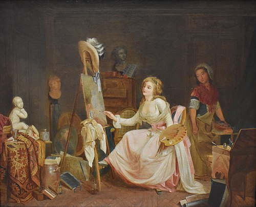 L'atelier du peintre, 1800, 
