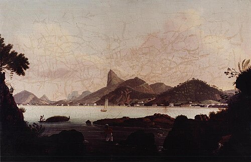 View of Rio de Janeiro's bay, 1823, 