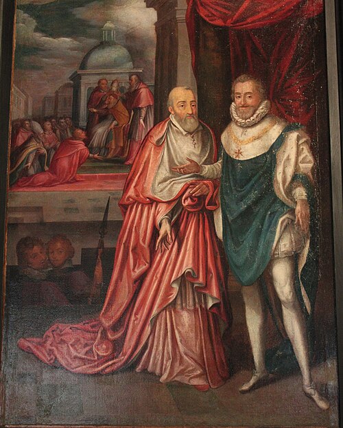 Henri IV et le cardinal Alexandre de Médicis, 1700, 