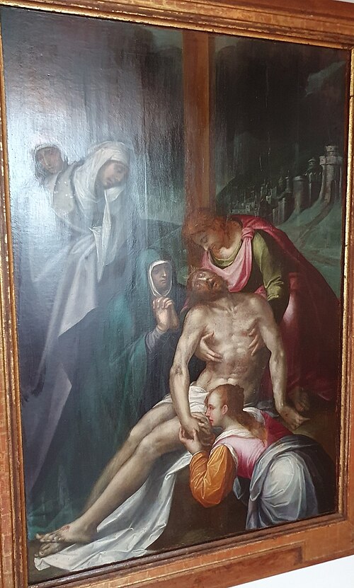 Descida da Cruz. Lamentação, 1600, 