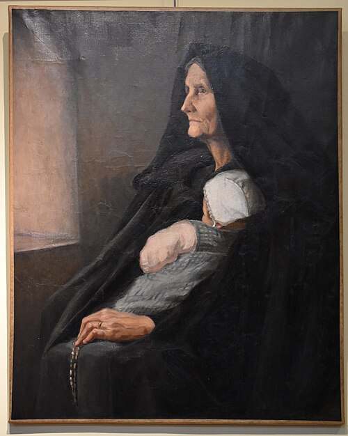 Portrait de vieille femme, 1900, 