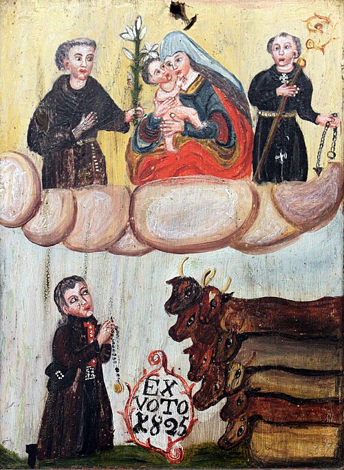 Passauer Mariahilf, Heiliger Leonhard und Heiliger Antonius, 1825, 