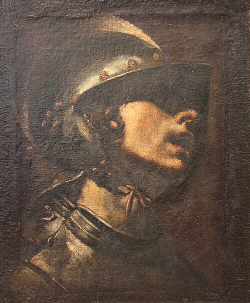 Tête de soldat, 1700, 