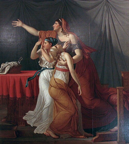 La femme et les filles de Brutus, 1797, 