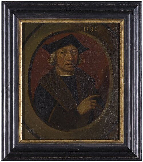Portrait of a man, possibly Hillebrant Jansz. den Otter, husband of Margriet Boelensdr., 1531, 
