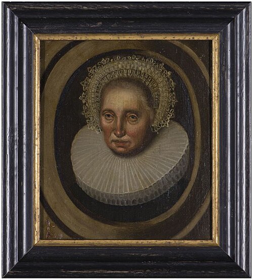 Portret van een onbekende dame, 1619, 