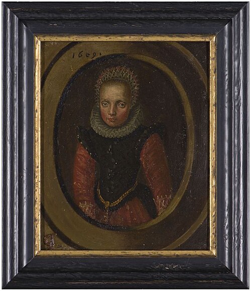 Portrait of a girl, possibly Magdalena den Otter (1598-1637), 1609, 