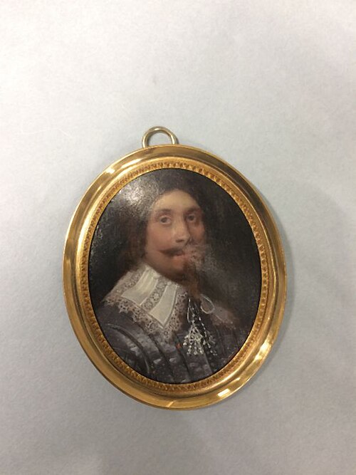 Portretminiatuur van Sybren Sybrens van Walta (in de Vlaren), 1612, 