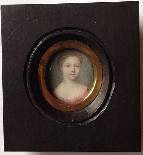 Portretminiatuur van Jeannette Gabriëlle van Lintelo tot den Marsch, 1774, 