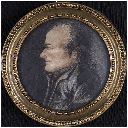 Vermoedelijk portret van Bouke Eisma v.d. Bildt, instrumentmaker te Franeker, 1819, 