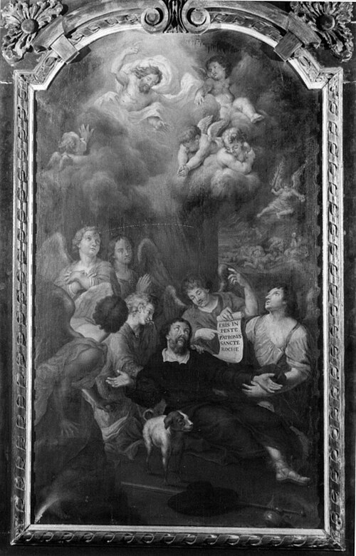 Dood van St.Rochus, 1750, 