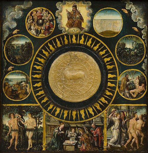 Agnus Dei met de zegel van Paus Martinus V, 1501, 