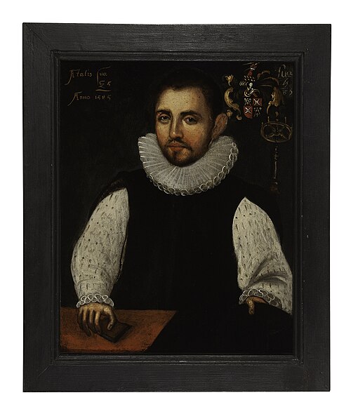 Portret van een 25-jarige jongeman, 1585, 