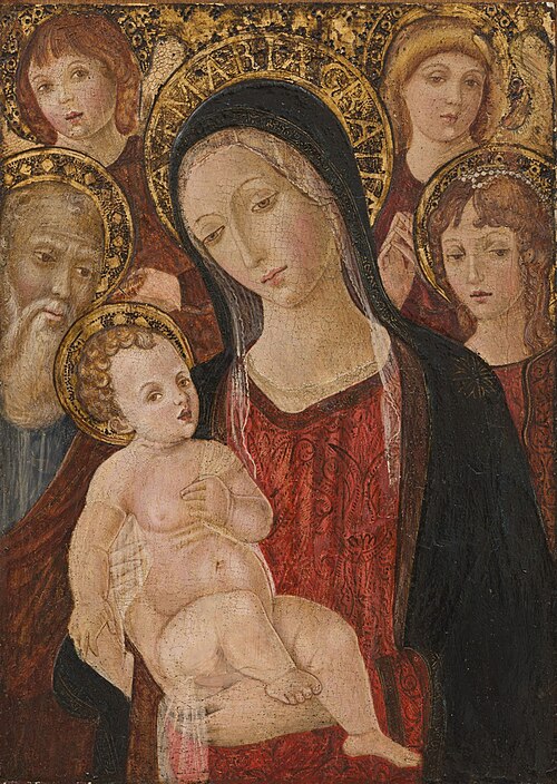 Madonna with saints, 1460, 