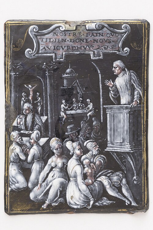 Geestelijke op preekstoel, 1550, 