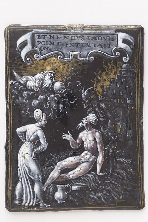 Job op de mesthoop, 1550, 
