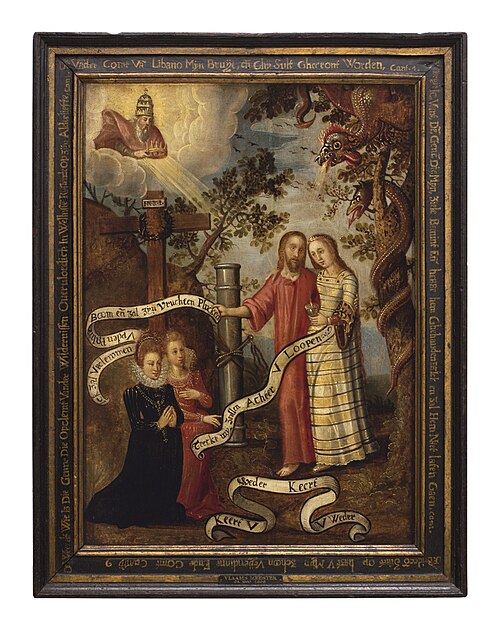 Religieus allegorische voorstelling, 1550, 