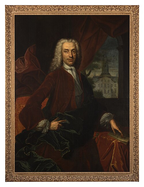Portret van Jacobus Henricus Guilielmus van Brienen 1701-1750, schepen, burgemeester, gezworen raad , 1755, 