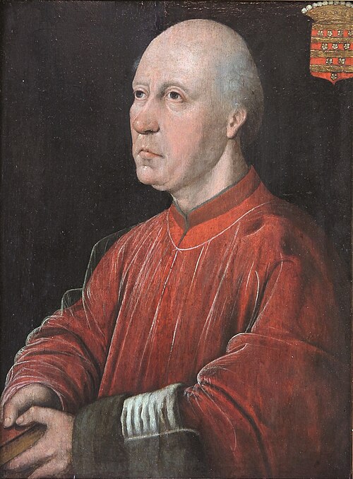 Portret van Evert Zoudenbalch, proost van de St.Servaaskerk, 1505, 