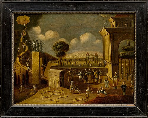 De smalle en de brede weg, 1550, 