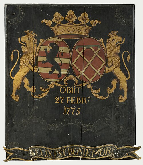 Dodenbord, 1775, 