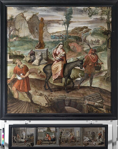 De vlucht naar Egypte., 1560, 
