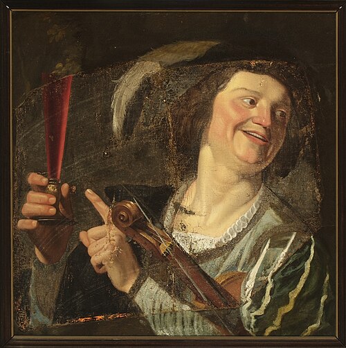 De Vrolijke Vedelaar., 1635, 