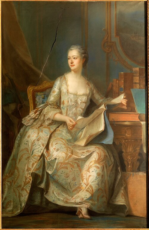 Portret van Madame de Pompadour., 1749, 