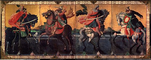 Rois européens à cheval, 1610, 