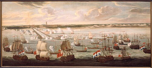 Beschieting van Duinkerken door een gecombineerd Nederlands-Engelse vloot, 1700, 