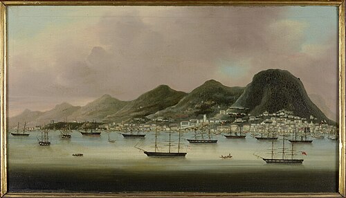 De rede van Hongkong, 1825, 