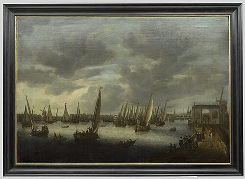 Zeilen in admiraalschap op de Amstel in 1655 ter gelegenheid van de Plechtige Intocht van prinses Am, 1660, 