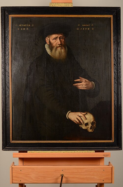 Portrait of a man, possibly Hendrick van Oosthoorn (?-?), 1598, 