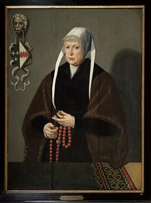 Portrait of Josina van Foreest, wife of Pieter Claesz. Paling, 1612, 