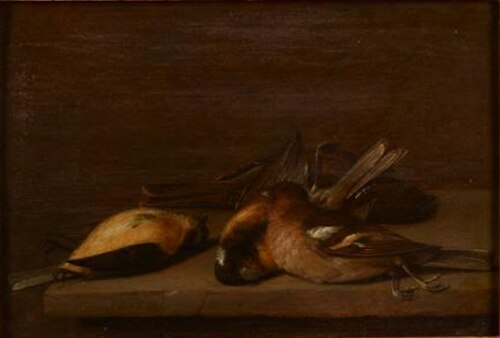 Still life of dead game, 1634, 