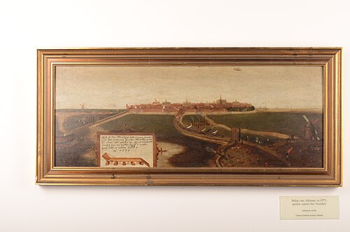 Het beleg van Alkmaar in 1573, gezien vanuit het noorden, 1649, 