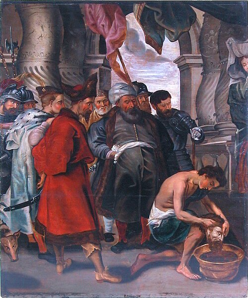Tomyris, koningin der Massageten., 1650, 