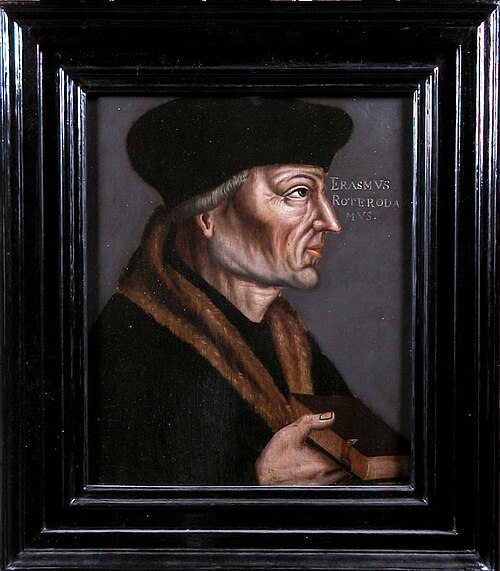 Portrait of Desiderius Erasmus (1466-1536), 1724, 