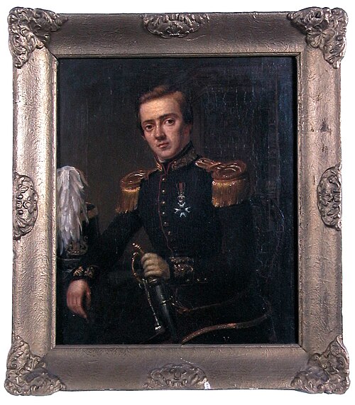 Portret van officier., 1856, 