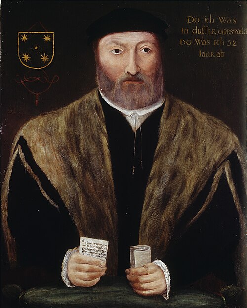 Portrait of Maerten (Marten) Boedeker, 1557, 