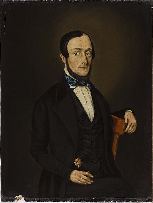 Portret van Jacob Rip, kapitein van de bark 'Macasser' van rederij C. Vlierboom & Zonen te Rotterdam, 1864, 