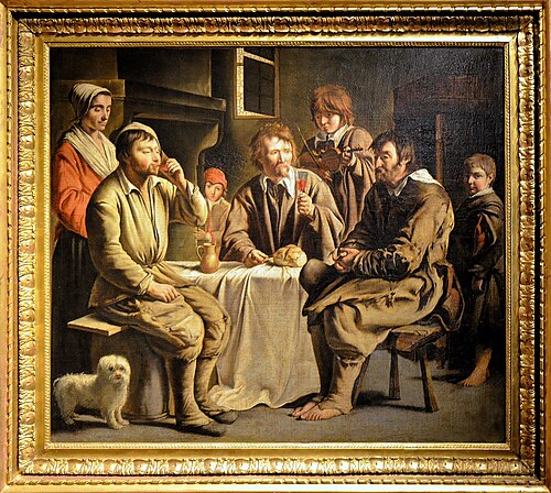 Repas de paysans, 1642, 